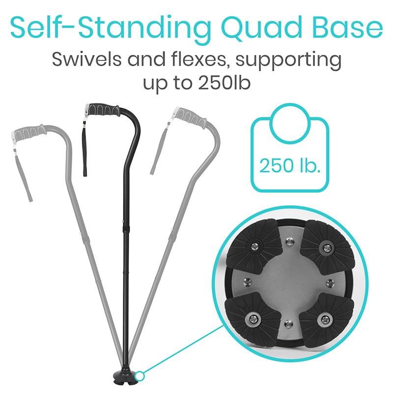 Folding Offset Swivel Cane