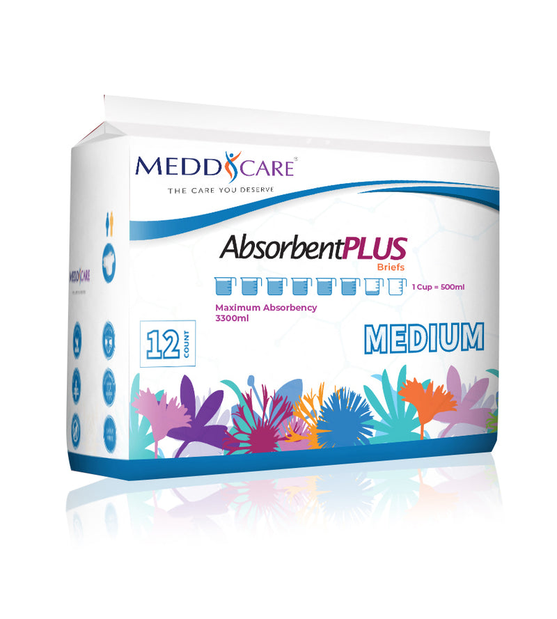 Meddcare Absorbent Plus Overnight Brief
