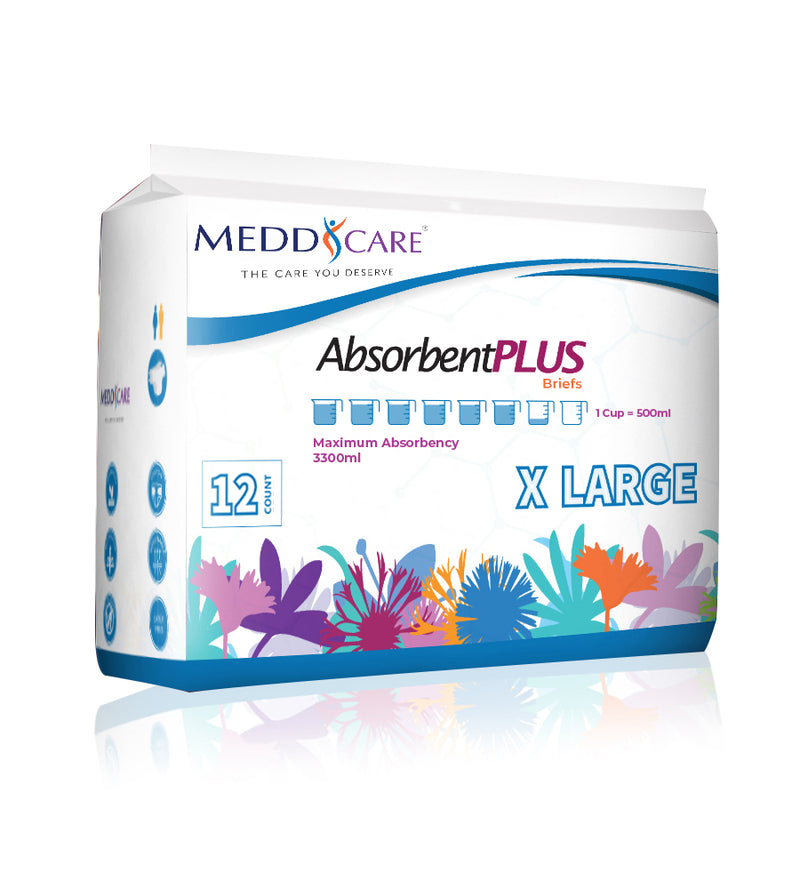 Meddcare Absorbent Plus Overnight Brief
