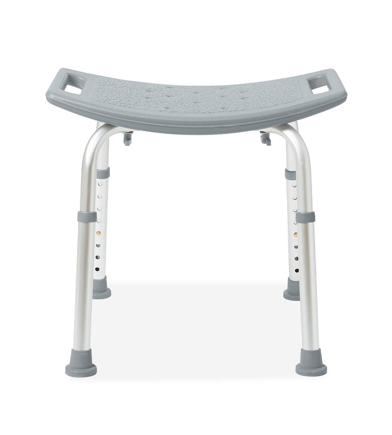 Medline Aluminum Bath Bench, No Back, Retail Packaging