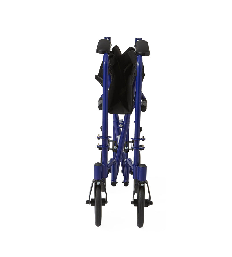 Medline Basic Aluminum Transport Chair with 8" Wheels