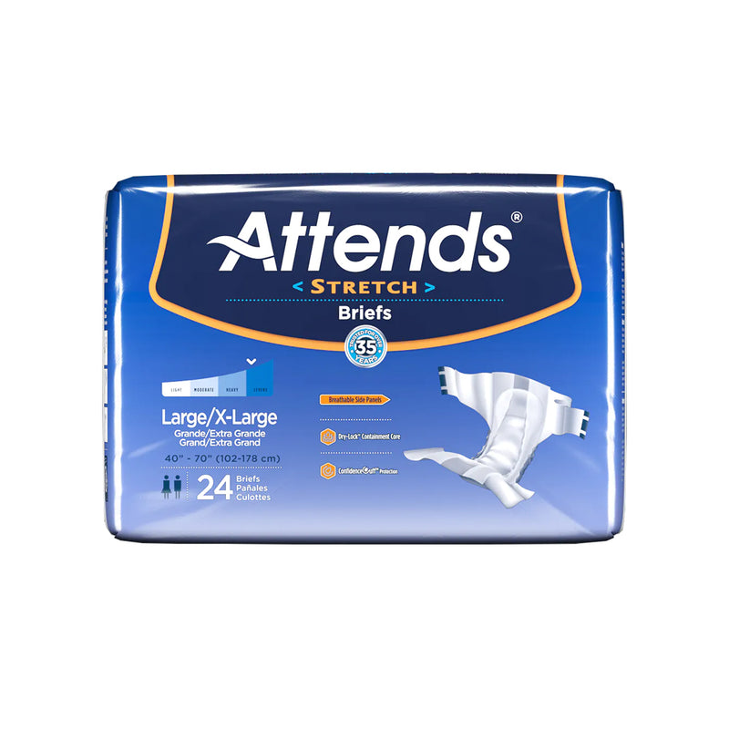 Attends Stretch Adult Diaper with Tabs