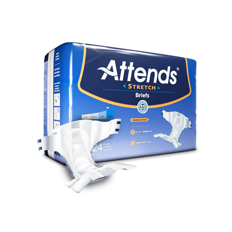 Attends Stretch Adult Diaper with Tabs