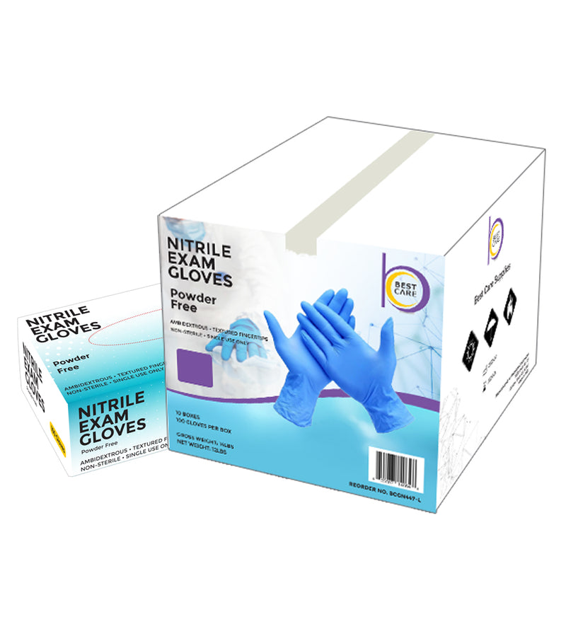 Nitrile Powder Free Gloves - PER CASE