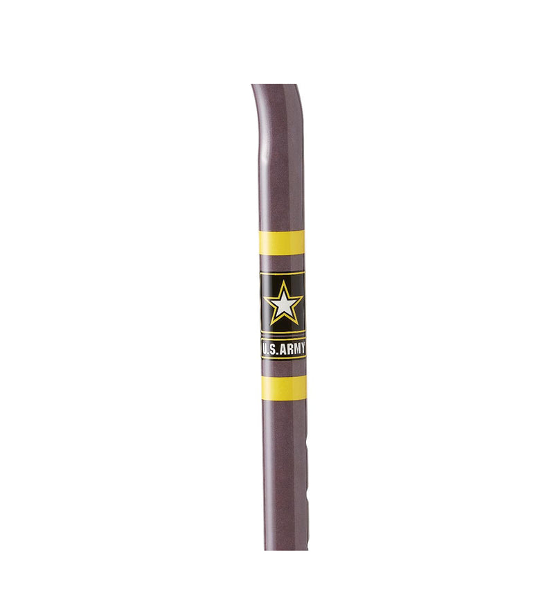 Offset Cane, Black with Army Logo