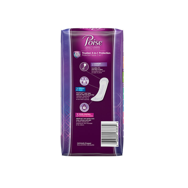 Poise Pant Liners Very Light Regular Length