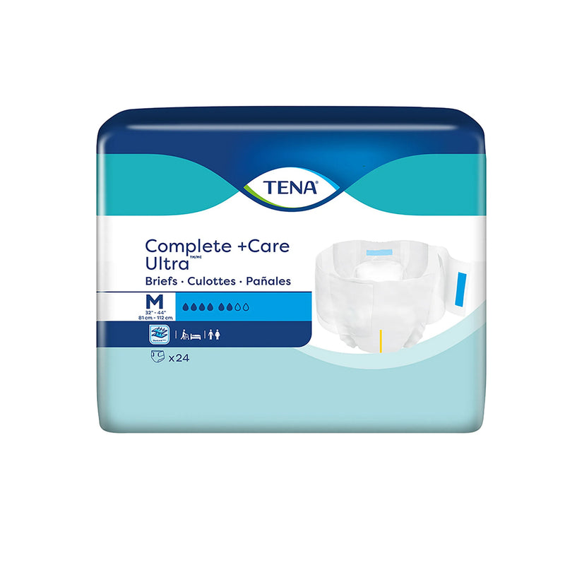 TENA Complete + Care Ultra Unisex Adult Disposable Diaper, Moderate Absorbency