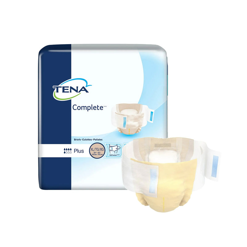 TENA Complete Incontinence Adult Diapers, Moderate Absorbency