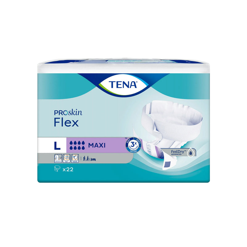 TENA ProSkin Flex Maxi Adult Diapers, Maximum Absorbency