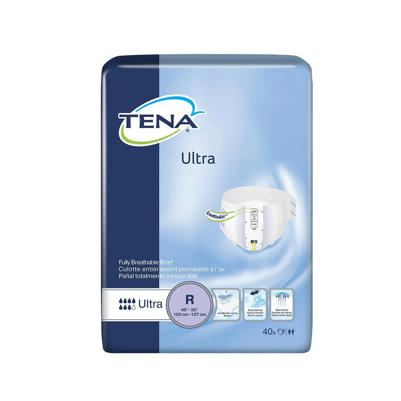 TENA Ultra Incontinence Adult Diapers, Moderate Absorbency