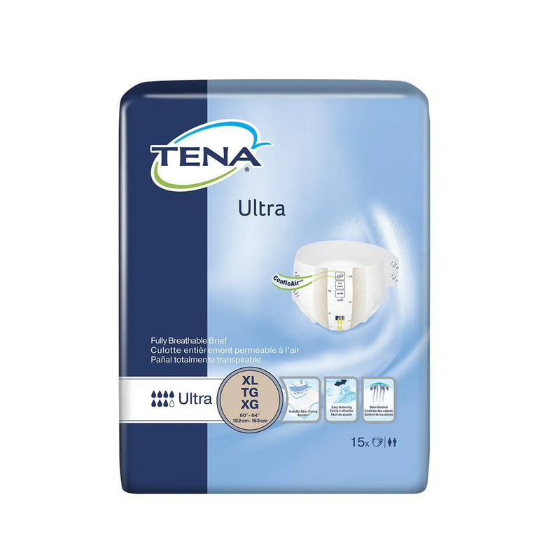 TENA Ultra Incontinence Adult Diapers, Moderate Absorbency