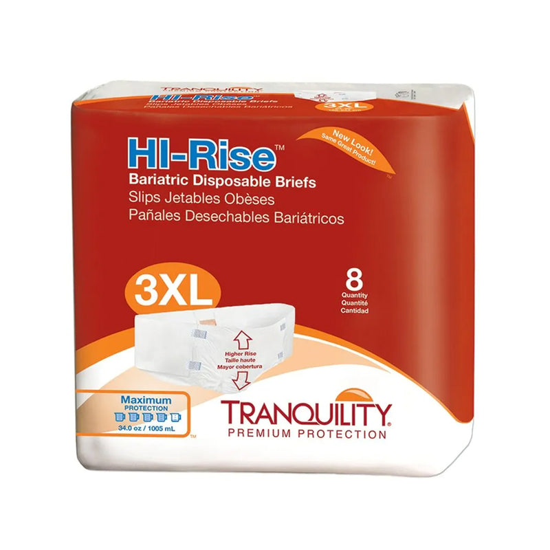 Tranquility Hi-Rise Bariatric Disposable Adult Diapers with Tabs, Maximum